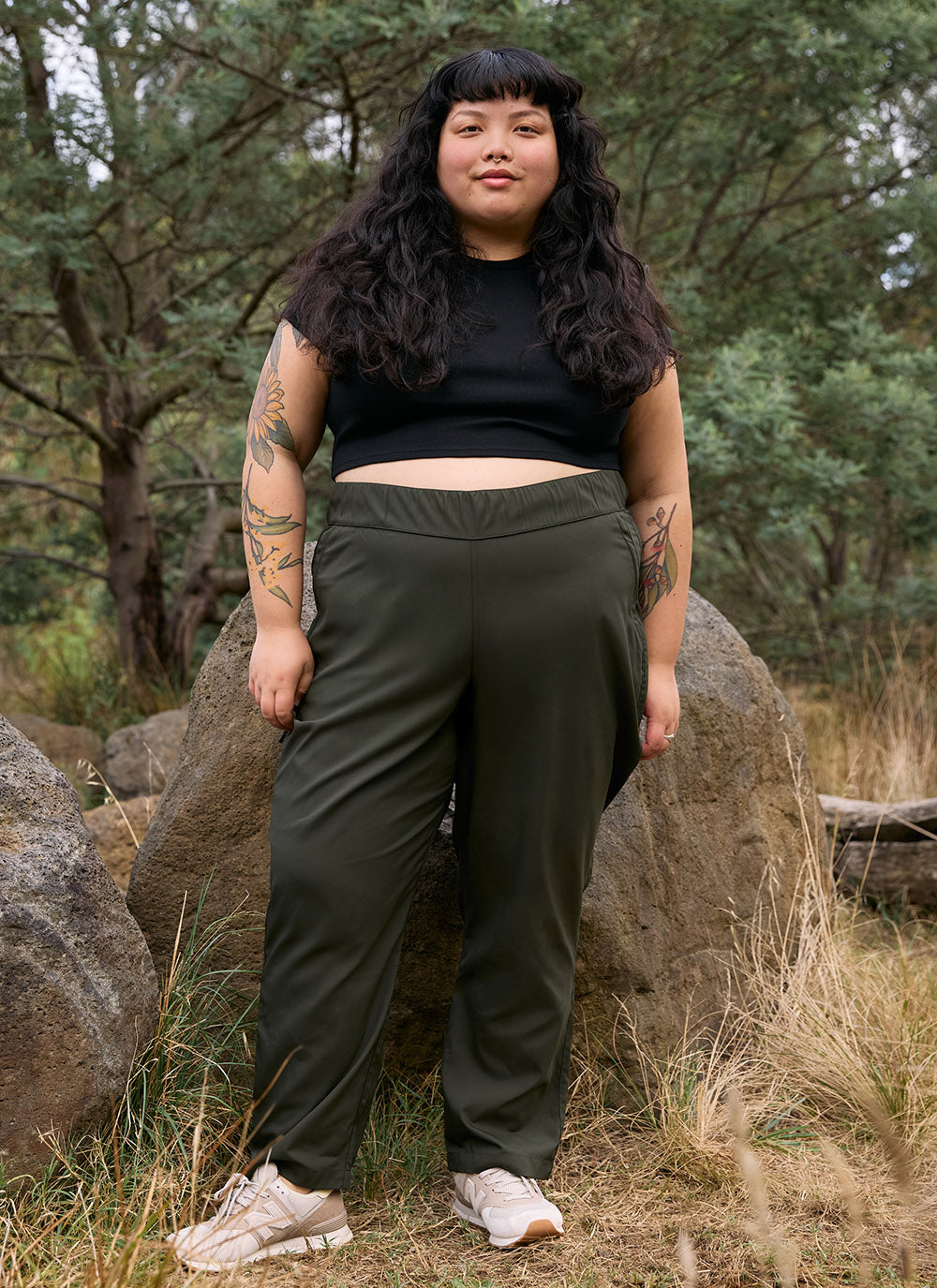 Sundial Pants Moss Sustainable Australian Hiking Pants – Amble