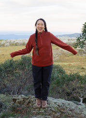 Sugarloaf Fleece Jumper - Terracotta