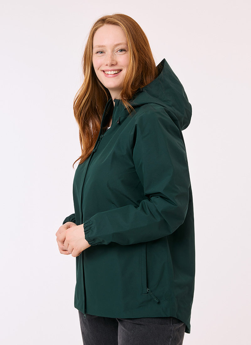 Elements Waterproof Jacket - Eucalyptus