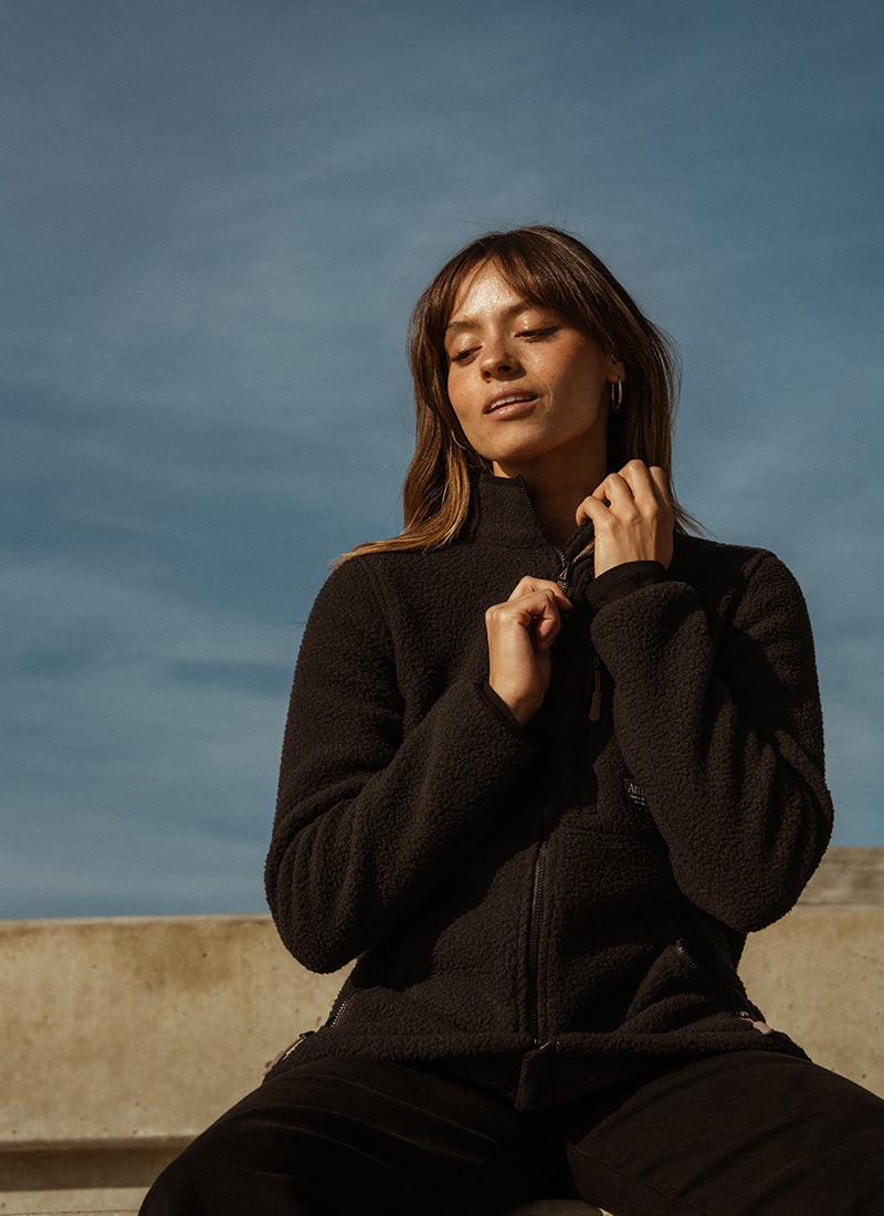 Flinders Fleece Jacket - Black