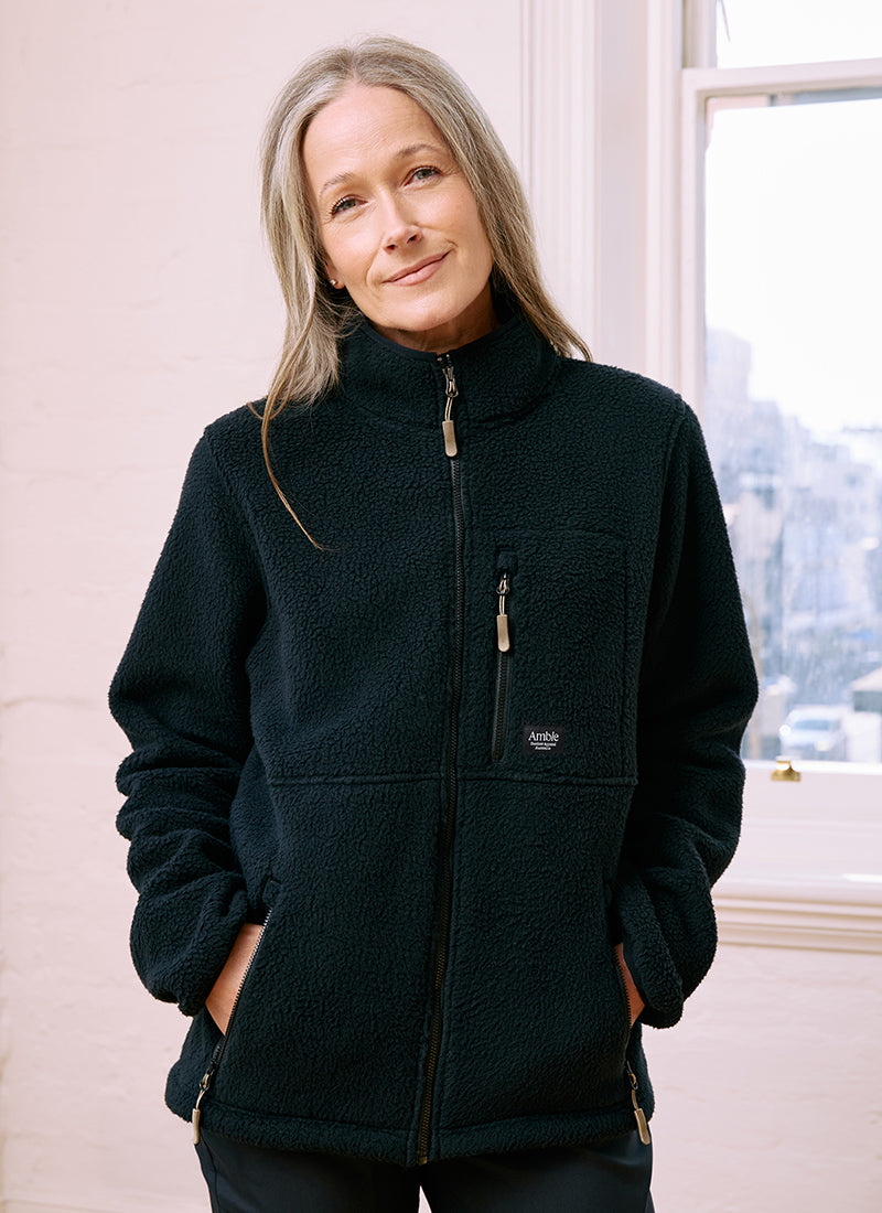 Flinders Fleece Jacket - Black