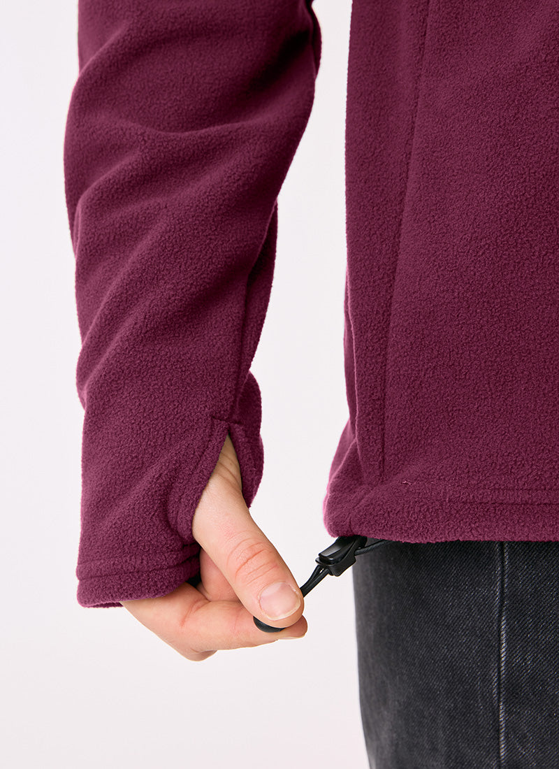 Sugarloaf Fleece Jumper - Mulberry