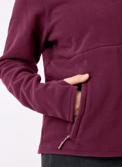 Sugarloaf Fleece Jumper - Mulberry