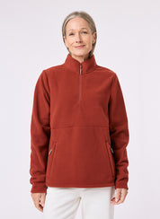 Sugarloaf Fleece Jumper - Terracotta